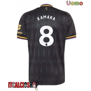 Aston Villa Boubacar Kamara #8 Seconda Maglia 2026-27 Manica Corta